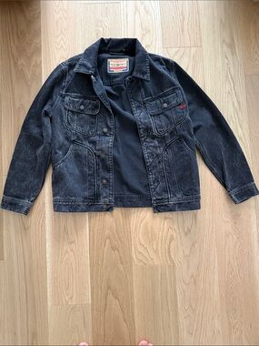 Diesel Black Denim Jacket - Casual Trucker Style